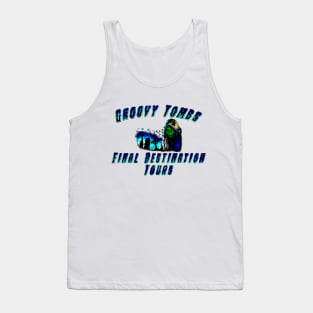 Halloween Groovy Tombs Tour 8 BIt Art Tank Top